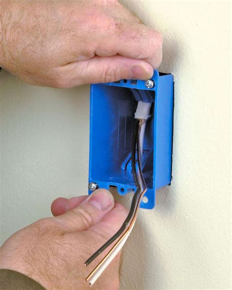 how to install electrical box in insulated wall wall|adding electrical box existing wall.